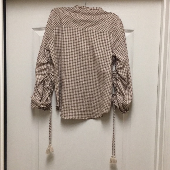 NWT Paige -Torin Blouse-Sandy‎ Shell/Spice - XS - Picture 7 of 8